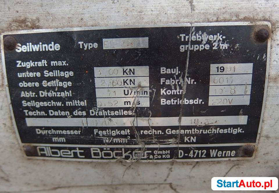drabina-winda-dekarska-bocker-el-300-149-wielkopolskie-sprzedam-512142787