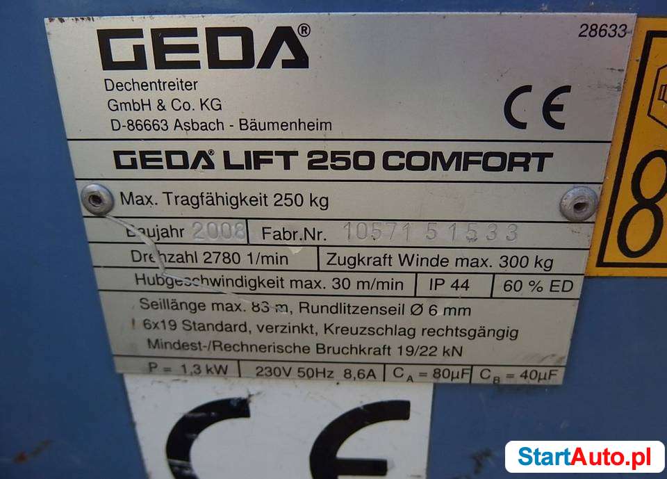 drabina-winda-dekarska-geda-lift-250-comfort-130-nie-poznan-507366730