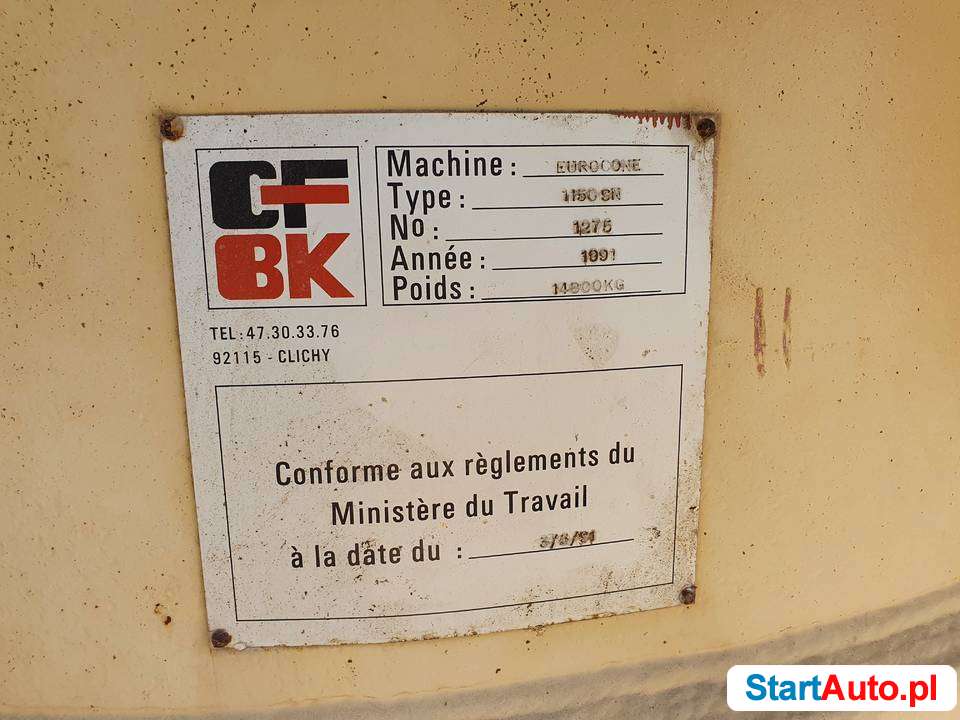 eurocone-1150-sn-cfbk-kruszarka-w-pelni-sprawna-nie-sprzedam-534176860