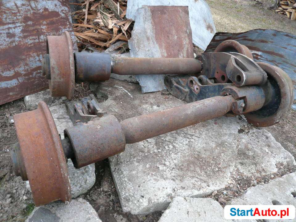 kola-z-osiami-na-tory-do-koparki-akcesoria-lubartow-sprzedam-541862711