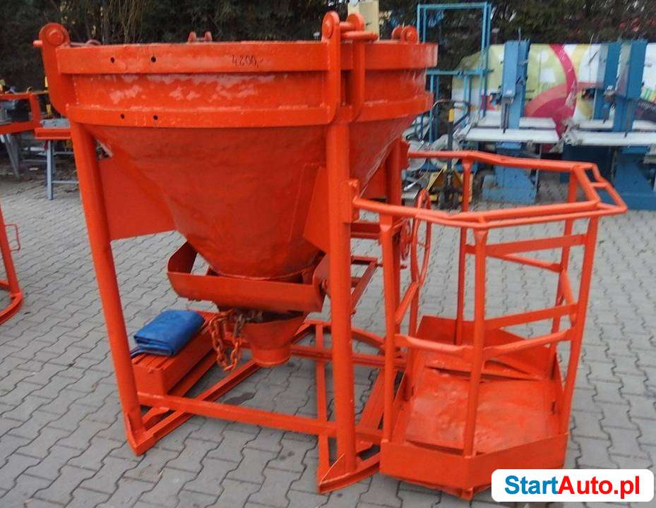 kubel-pojemnik-zbiornik-do-betonu-750-l-podest-poznan-sprzedam-506604363