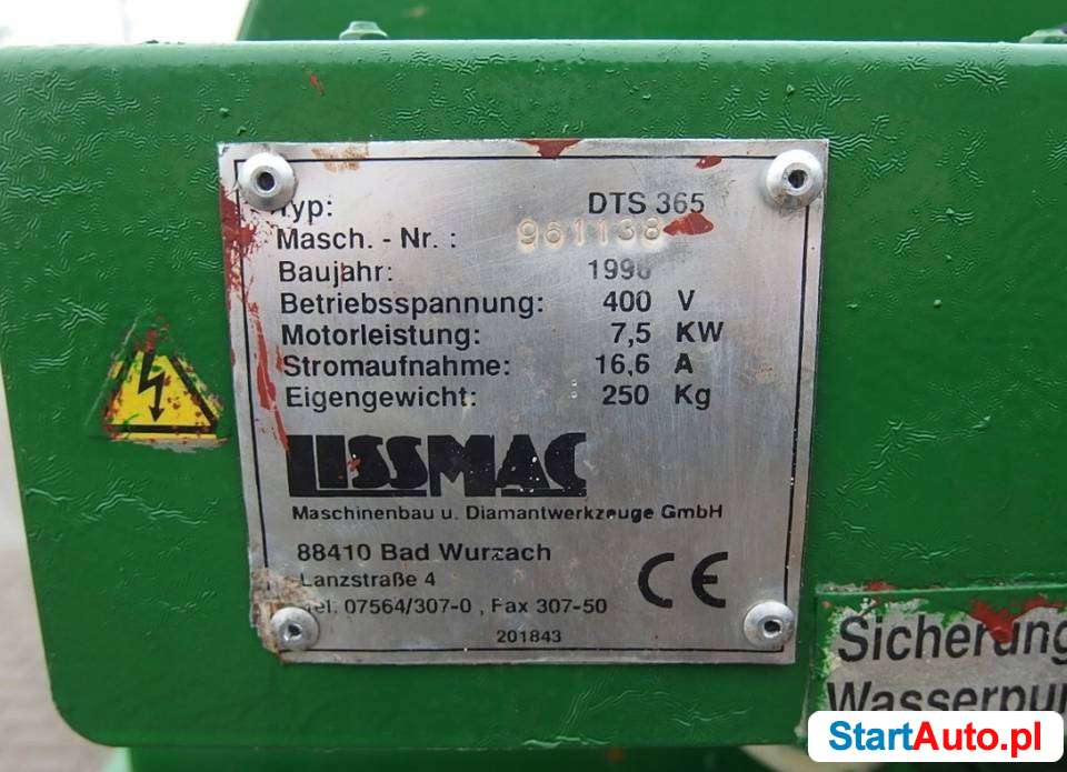 pila-przecinarka-cegla-silka-lissmac-dts-365-504479321